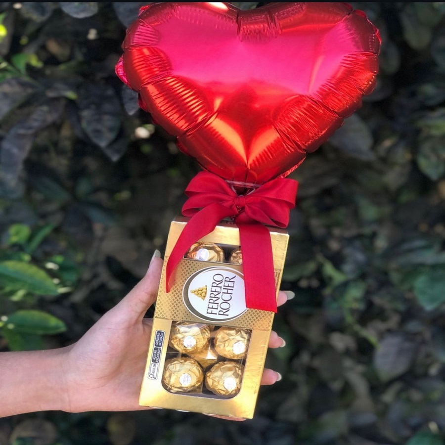 Mimo de Ferrero Rocher com Balão