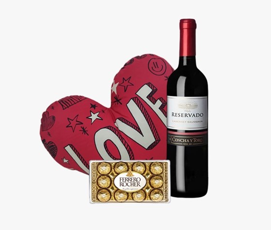 Pelúcia com Chocolate e Vinho