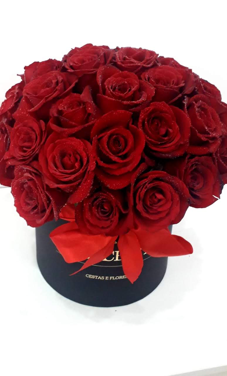 Rosas Vermelhas na Caixa
