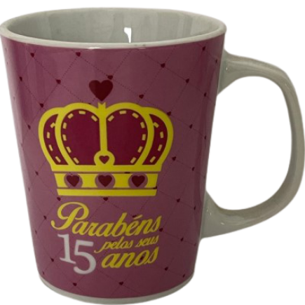 Caneca Porcelana Meus 15 Anos