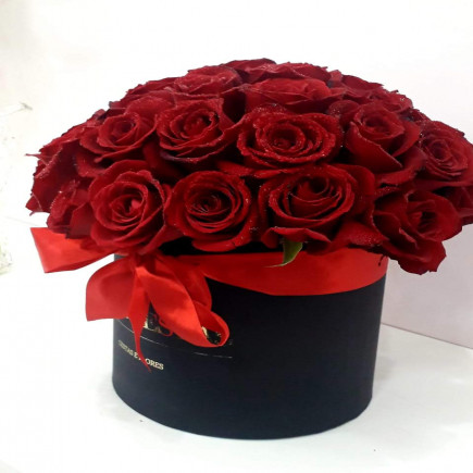 Rosas Vermelhas na Caixa
